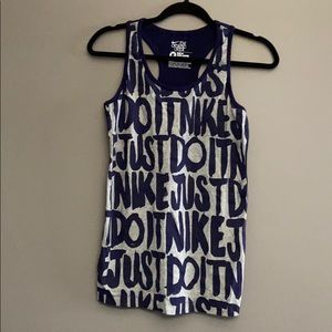 NIKE JUST DO IT SLIM FIT TANK SZ M